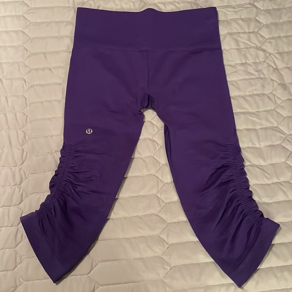 Lululemon In The Flow Crop Leggings Size 4